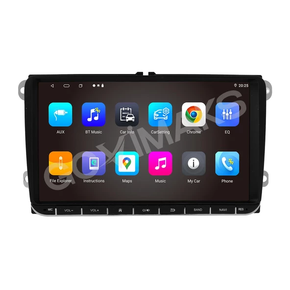 VOLKSWAGEN UYUMLU 9 INCH  JETTA - PASSAT - B6-B7-CC-GOLF-TİGUAN-AMAROK-SCİROCCO-TRANSPORTER-CADDY-POLO UYUMLU OEM MULTİMEDİA - Resim 8