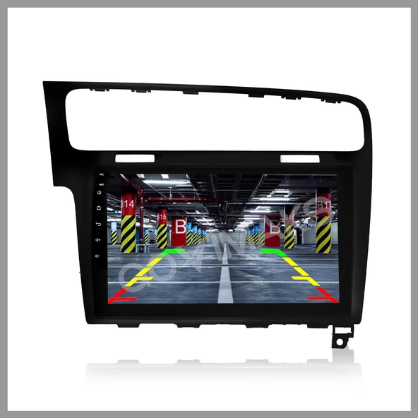 VOLKSWAGEN GOLF 7 2012-2020 UYUMLU PİANO BLACK 8GB RAM 128GB HAFIZA ANDROID MULTIMEDIA - Resim 3