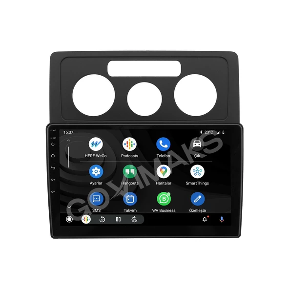 VOLKSWAGEN CADDY DİJİTAL KLİMA 2003-2014 UYUMLU 4 GB RAM  64 GB HAFIZA OEM MULTİMEDİA TEYP - Resim 2