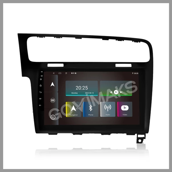 VOLKSWAGEN GOLF 7 2012-2020 UYUMLU P. BLACK 6 GB RAM 128 GB HAFIZA ANDROID MULTIMEDIA - Resim 6