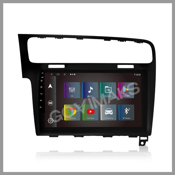 VOLKSWAGEN GOLF 7 2012-2020 UYUMLU PİANO BLACK 8GB RAM 128GB HAFIZA ANDROID MULTIMEDIA - Resim 8