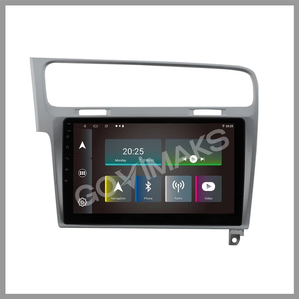 VOLKSWAGEN GOLF 7 UYUMLU GRİ 4 GB RAM 64 GB HAFIZA ANDROID MULTIMEDIA TEYP - Resim 7