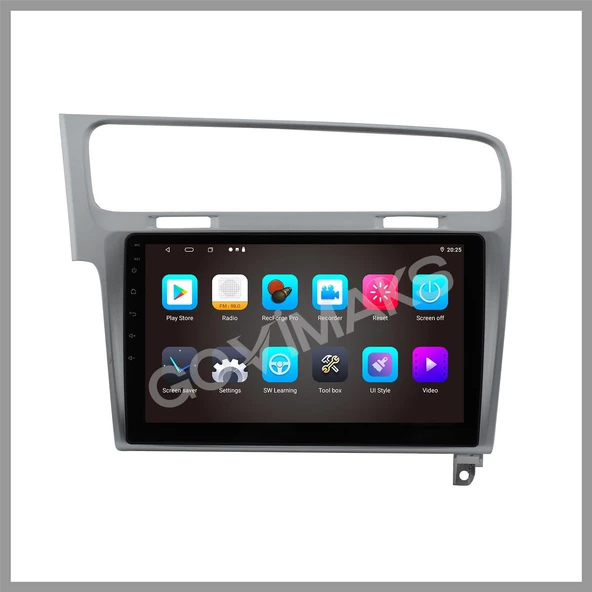 VOLKSWAGEN GOLF 7 GRİ 2012-2020 UYUMLU 8GB RAM 128GB HAFIZA ANDROID MULTIMEDIA - Resim 4