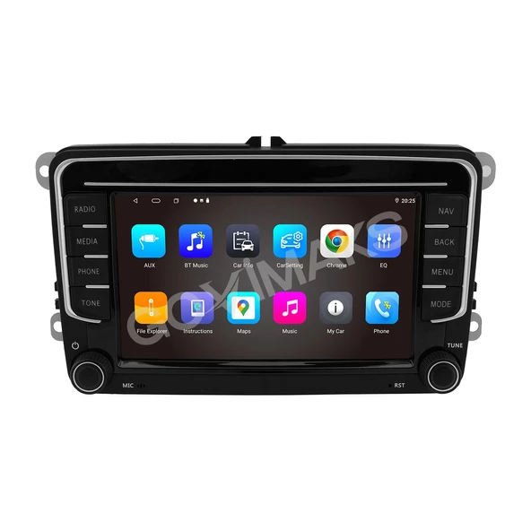 VOLKSWAGEN UYUMLU 7 INCH  2 GB RAM 32 GB HAFIZALI JETTA - PASSAT- B6-B7-CC-GOLF-TİGUAN-AMAROK-SCİROCCO-TRANSPORTER-CADDY-POLO UYUMLU OEM MULTİMEDİA - Resim 4