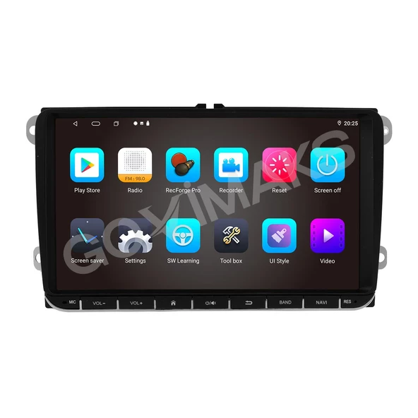 VOLKSWAGEN UYUMLU 9 INCH  JETTA - PASSAT - B6-B7-CC-GOLF-TİGUAN-AMAROK-SCİROCCO-TRANSPORTER-CADDY-POLO UYUMLU OEM MULTİMEDİA - Resim 4