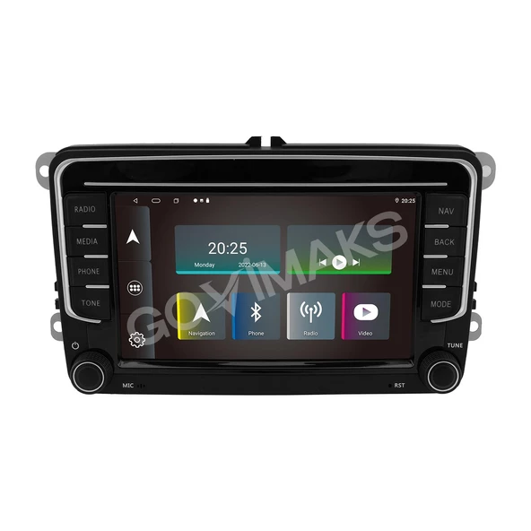 VOLKSWAGEN UYUMLU 7 INCH  2 GB RAM 32 GB HAFIZALI JETTA - PASSAT- B6-B7-CC-GOLF-TİGUAN-AMAROK-SCİROCCO-TRANSPORTER-CADDY-POLO UYUMLU OEM MULTİMEDİA - Resim 7