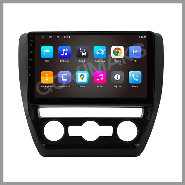 VOLKSWAGEN JETTA 2012-2019 MANUEL UYUMLU 8GB RAM 128GB HAFIZA ANDROID MULTIMEDIA - Resim 8