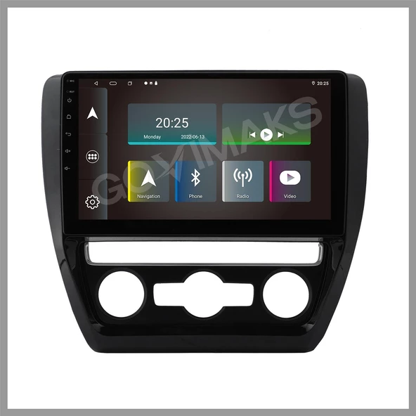 VOLKSWAGEN JETTA 2012-2019 MANUEL UYUMLU 8GB RAM 128GB HAFIZA ANDROID MULTIMEDIA - Resim 3