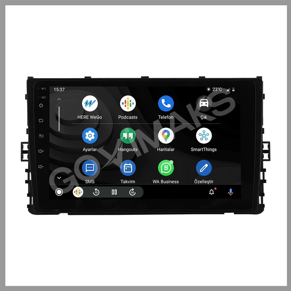 VOLKSWAGEN POLO 2018-2022 UYUMLU 2 GB RAM 32 GB HAFIZA ANDROID MULTIMEDIA TEYP - Resim 2