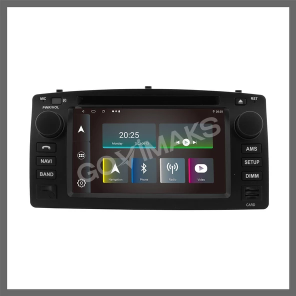 TOYOTA COROLLA TERRA SOOL 2004-2007 UYUMLU 7 INCH 4 GB RAM 64 GB HAFIZA ANDROID MULTIMEDIA TEYP - Resim 6