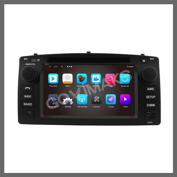 TOYOTA COROLLA TERRA SOOL 2004-2007 UYUMLU 7 INCH 4 GB RAM 64 GB HAFIZA ANDROID MULTIMEDIA TEYP - Resim 4