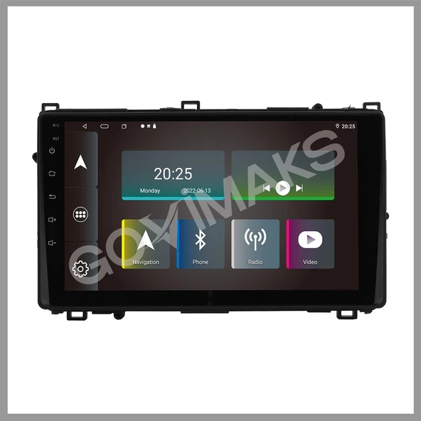 GOVİMAKS TOYOTA AURIS 2018 2 GB RAM 32 GB HAFIZA ANDROID MULTIMEDIA TEYP - 5