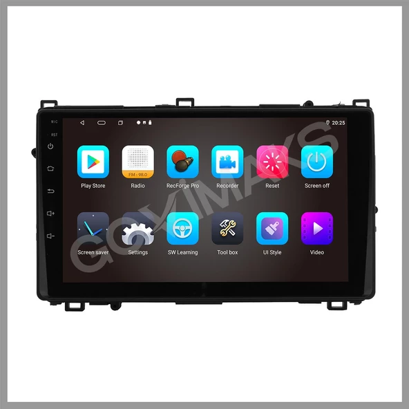 GOVİMAKS TOYOTA COROLLA 2017-2019 UYUMLU 8 GB RAM 128 GB HAFIZA ANDROID MULTIMEDIA TEYP - 9