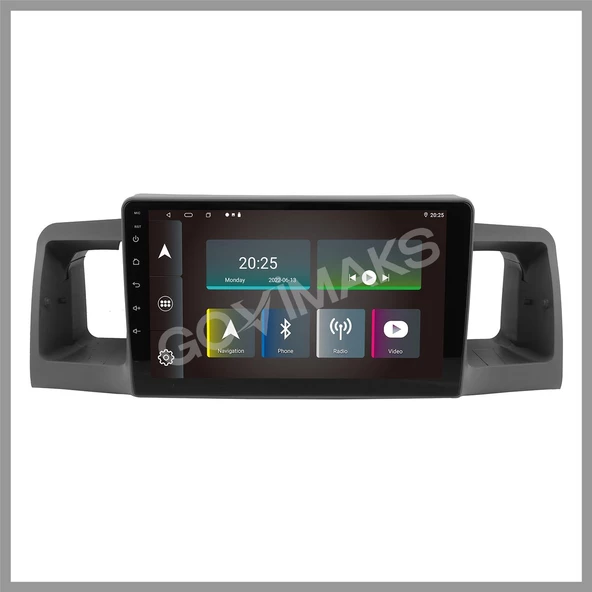 GOVİMAKS TOYOTA COROLLA 2002-2007 2 GB RAM 32 GB HAFIZA ANDROID MULTIMEDIA TEYP - 5