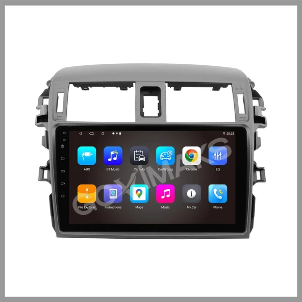 TOYOTA COROLLA 2007-2012 UYUMLU 8 GB RAM 128 HAFIZA ANDROID MULTIMEDIA TEYP - Resim 4