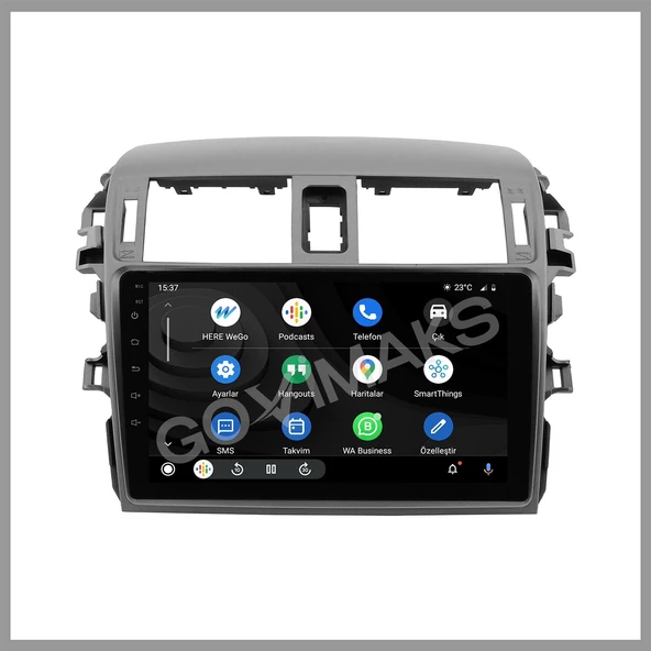 TOYOTA COROLLA 2007-2012 UYUMLU 6 GB RAM 128 HAFIZA ANDROID MULTIMEDIA TEYP - Resim 2