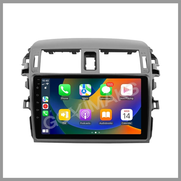 TOYOTA COROLLA 2007-2012 UYUMLU 6 GB RAM 128 HAFIZA ANDROID MULTIMEDIA TEYP ürün görseli 1