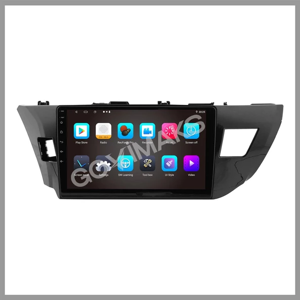 TOYOTA COROLLA 2013-2017 UYUMLU 8 GB RAM 128 GB HAFIZA ANDROID MULTIMEDIA TEYP - Resim 9