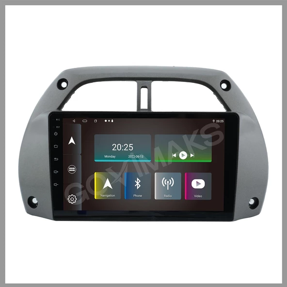 TOYOTA RAV 4 2001-2004 UYUMLU 6 GB RAM 128 GB HAFIZA ANDROID MULTIMEDIA TEYP - Resim 8