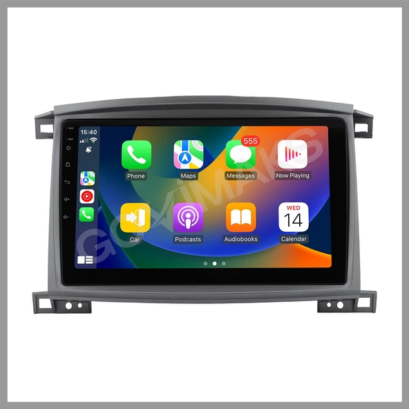 GOVİMAKS TOYOTA LAND CRUISER 2003-2006  4 GB RAM 64 GB HAFIZA ANDROID MULTIMEDIA TEYP