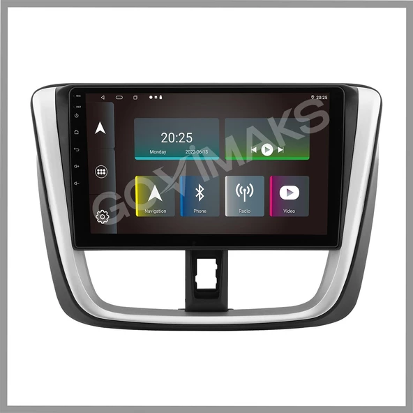 TOYOTA VIOS YARIS 2016-2019 UYUMLU 8 GB RAM 128 HAFIZA ANDROID MULTIMEDIA TEYP - Resim 4