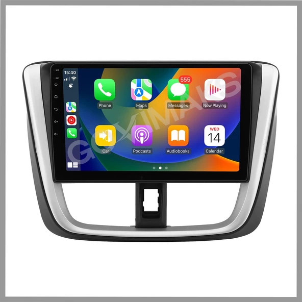 TOYOTA VIOS YARIS 2016-2019 UYUMLU 4 GB RAM 64 HAFIZA ANDROID MULTIMEDIA TEYP ürün görseli 1