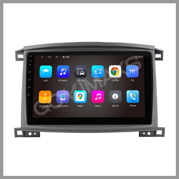 TOYOTA LAND CRUISER  2003-2006 UYUMLU 8 GB RAM 128 GB HAFIZA ANDROID MULTIMEDIA TEYP - Resim 9