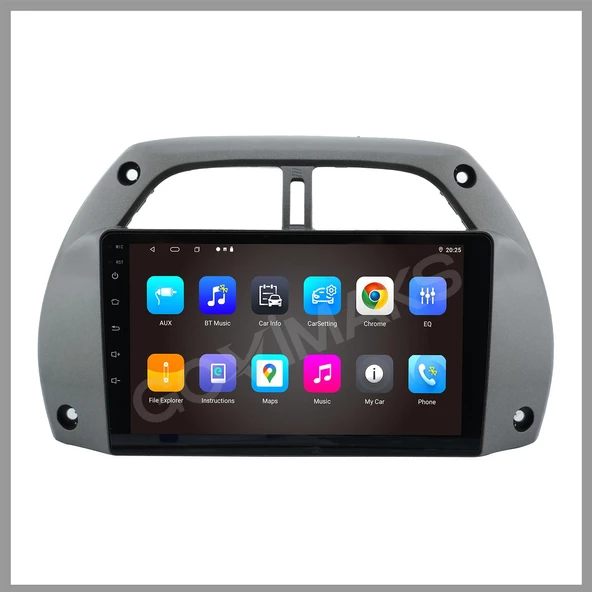 TOYOTA RAV 4 2001-2004 UYUMLU 6 GB RAM 128 GB HAFIZA ANDROID MULTIMEDIA TEYP - Resim 6