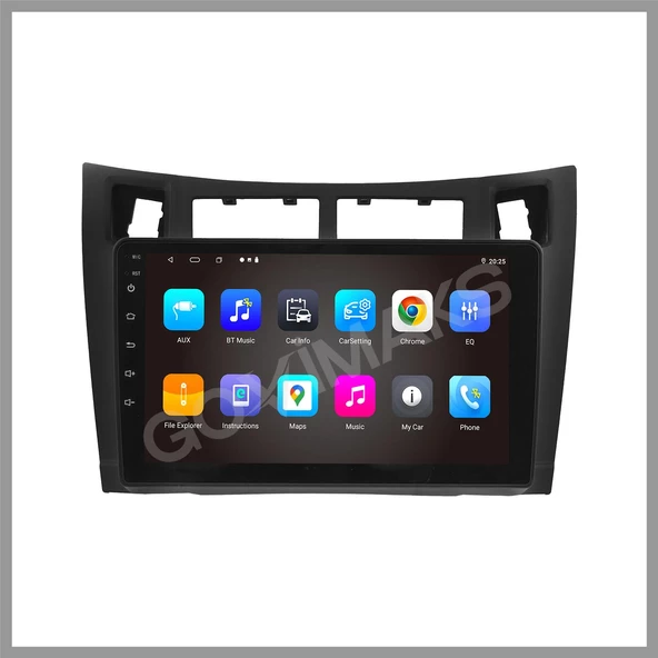 TOYOTA YARIS 2006-2011 UYUMLU 6 GB RAM 128 HAFIZA ANDROID MULTIMEDIA TEYP - Resim 9