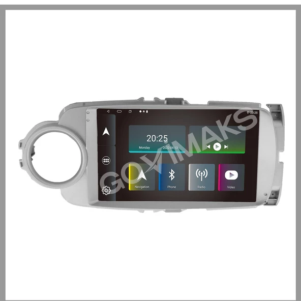 TOYOTA YARIS 2012-2019 UYUMLU GRİ 8 GB RAM 128 GB HAFIZA ANDROID MULTIMEDIA TEYP - Resim 7