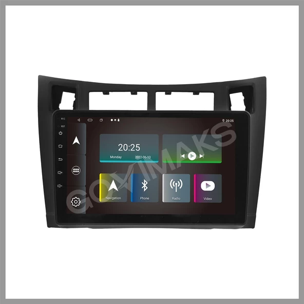 TOYOTA YARIS 2006-2011 UYUMLU 6 GB RAM 128 HAFIZA ANDROID MULTIMEDIA TEYP - Resim 7