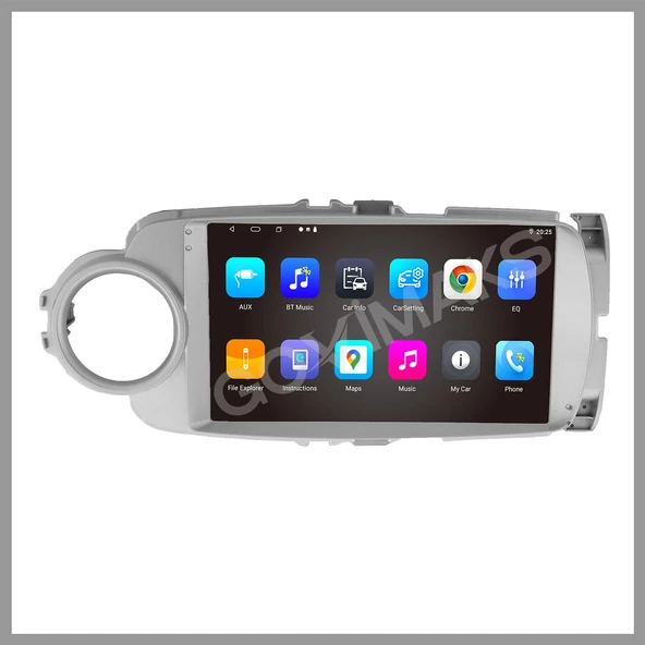 TOYOTA YARIS 2012-2019 UYUMLU GRİ 6 GB RAM 128 GB HAFIZA ANDROID MULTIMEDIA TEYP - Resim 9