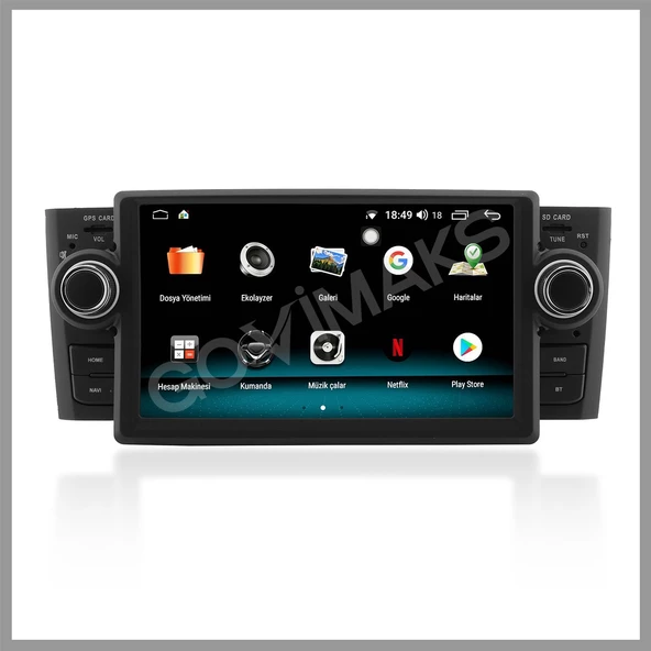 FIAT LINEA UYUMLU 7 INCH 4 GB RAM 64 GB HAFIZA ANDROID MULTIMEDIA TEYP - Resim 6