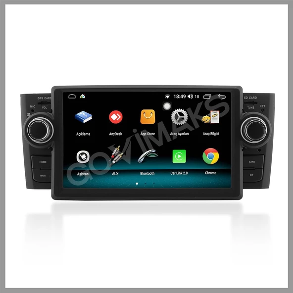 GOVİMAKS FIAT LINEA UYUMLU 7 INCH 2 GB RAM 32 GB HAFIZA ANDROID MULTIMEDIA TEYP - Resim 6