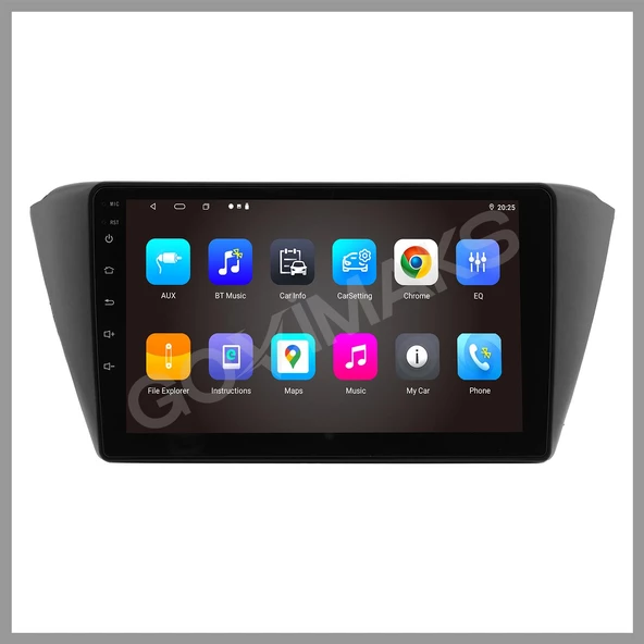 GOVİMAKS SKODA FABİA 2015-2021 UYUMLU 8 GB RAM 128 GB HAFIZA ANDROID MULTIMEDIA TEYP - Resim 8