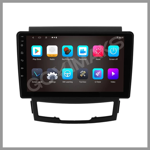 SSANGYONG KORANDO 2010-2013 UYUMLU 8GB RAM 128GB HAFIZA ANDROID MULTIMEDIA TEYP - Resim 4