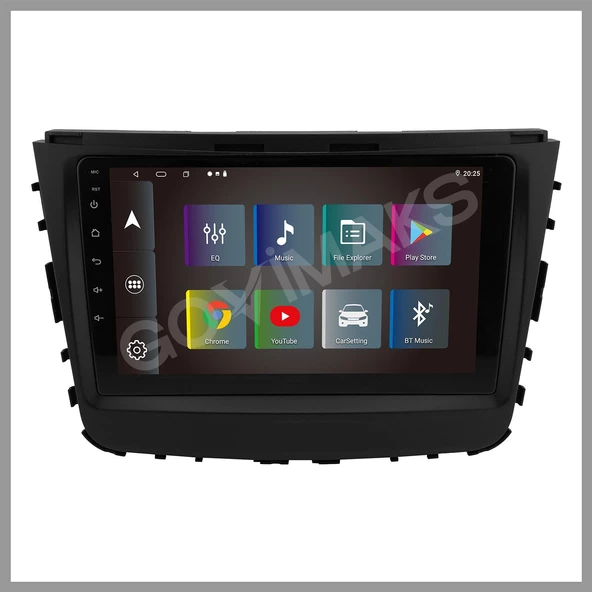 SSANYONG REXTON UYUMLU 6 GB RAM 128 GB HAFIZA ANDROID MULTIMEDIA TEYP - Resim 9