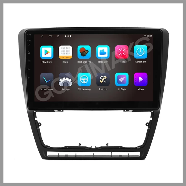 SKODA OCTAVİA 2005-2012 UYUMLU SİYAH 4GB RAM 64GB HAFIZA ANDROID MULTIMEDIA TEYP - Resim 8