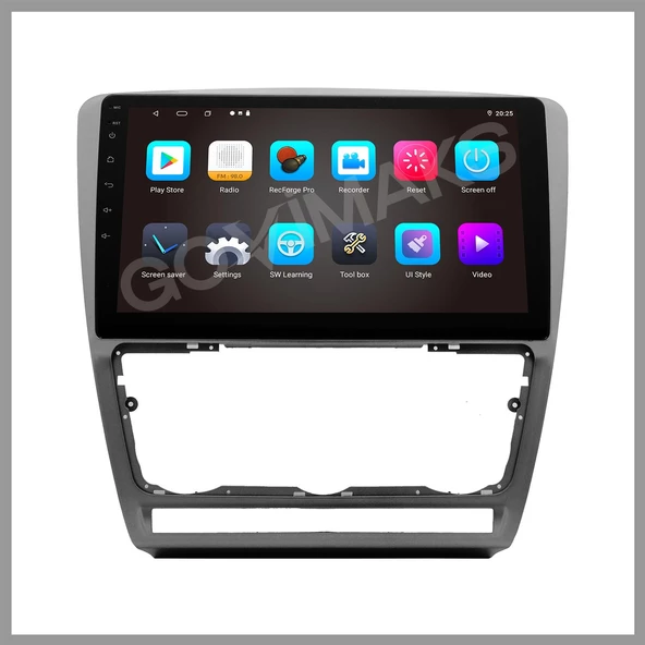 SKODA OCTAVİA 2005-2012 UYUMLU GRI  4GB RAM 64GB HAFIZA ANDROID MULTIMEDIA TEYP - Resim 3