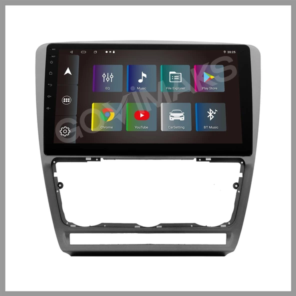 GOVİMAKS SKODA OCTAVİA 2005-2012 GRI 8 GB RAM 128 GB HAFIZA ANDROID MULTIMEDIA TEYP - 6