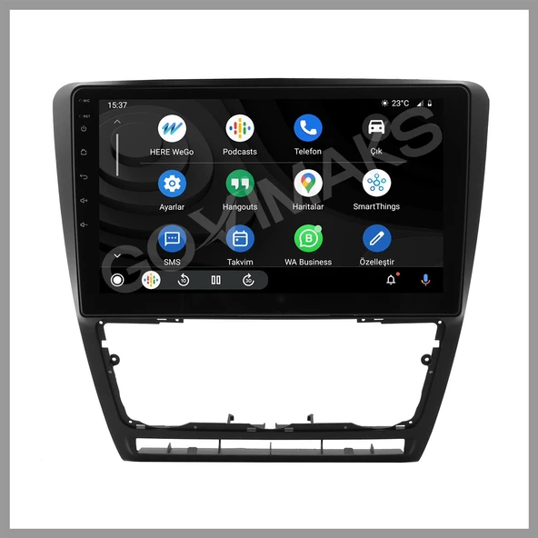 SKODA OCTAVİA 2005-2012 UYUMLU SİYAH 8GB RAM 128GB HAFIZA ANDROID MULTIMEDIA - Resim 4