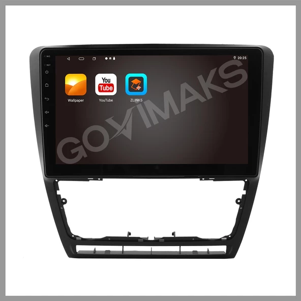SKODA OCTAVİA 2005-2012 UYUMLU SİYAH 8GB RAM 128GB HAFIZA ANDROID MULTIMEDIA - Resim 8