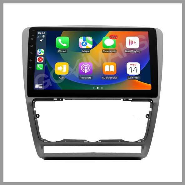 SKODA OCTAVİA 2005-2012 UYUMLU GRI 6 GB RAM 128 GB HAFIZA ANDROID MULTIMEDIA TEYP ürün görseli 1