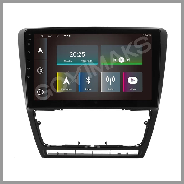 SKODA OCTAVİA 2005-2012 UYUMLU SİYAH 8GB RAM 128GB HAFIZA ANDROID MULTIMEDIA - Resim 7