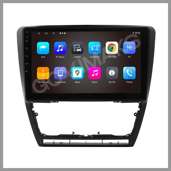 SKODA OCTAVİA 2005-2012 UYUMLU SİYAH 8GB RAM 128GB HAFIZA ANDROID MULTIMEDIA - Resim 10