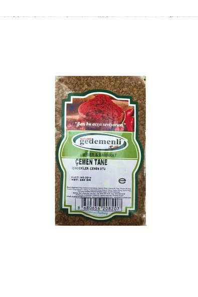 ÇEMEN TANE (BOY OTU) 250 GR