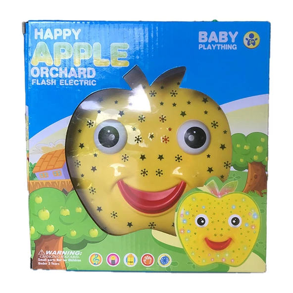Müzikli ve Projektörlü Eğlenceli Elma Oyuncağı - 6