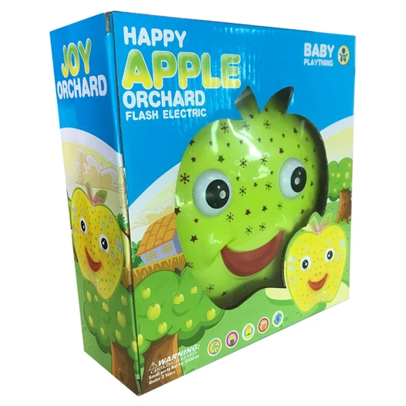 Müzikli ve Projektörlü Eğlenceli Elma Oyuncağı - 12