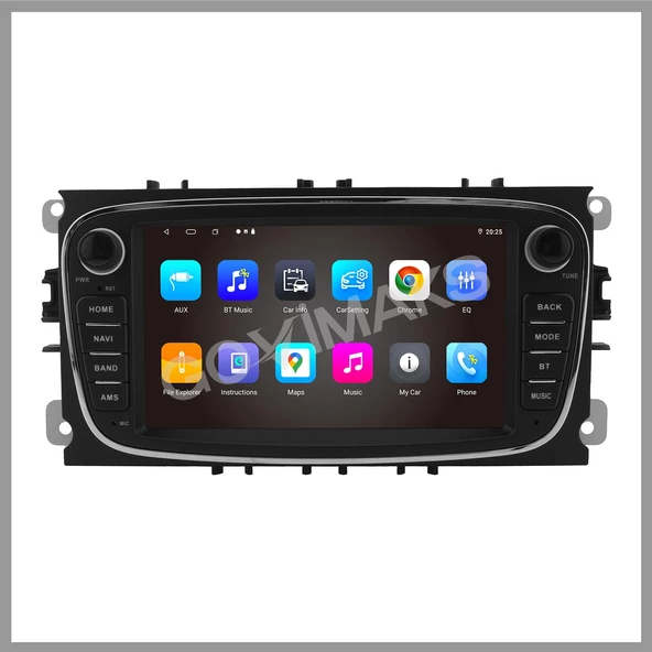 FORD CONNECT-MONDEO-FOCUS UYUMLU SİYAH 4 GB RAM 64 GB HAFIZA ANDROID MULTIMEDIA TEYP - Resim 6