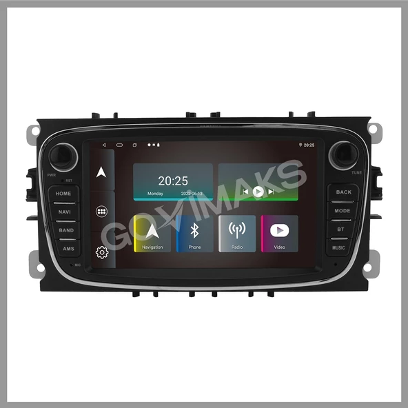 FORD CONNECT-MONDEO-FOCUS UYUMLU SİYAH 4 GB RAM 64 GB HAFIZA ANDROID MULTIMEDIA TEYP - Resim 7